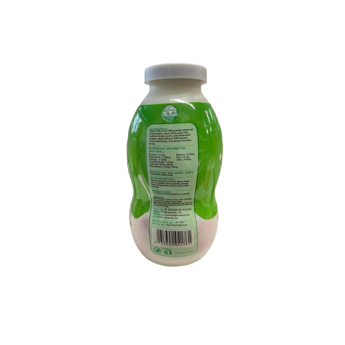 Viju Milk Apple Flavoured 210ml