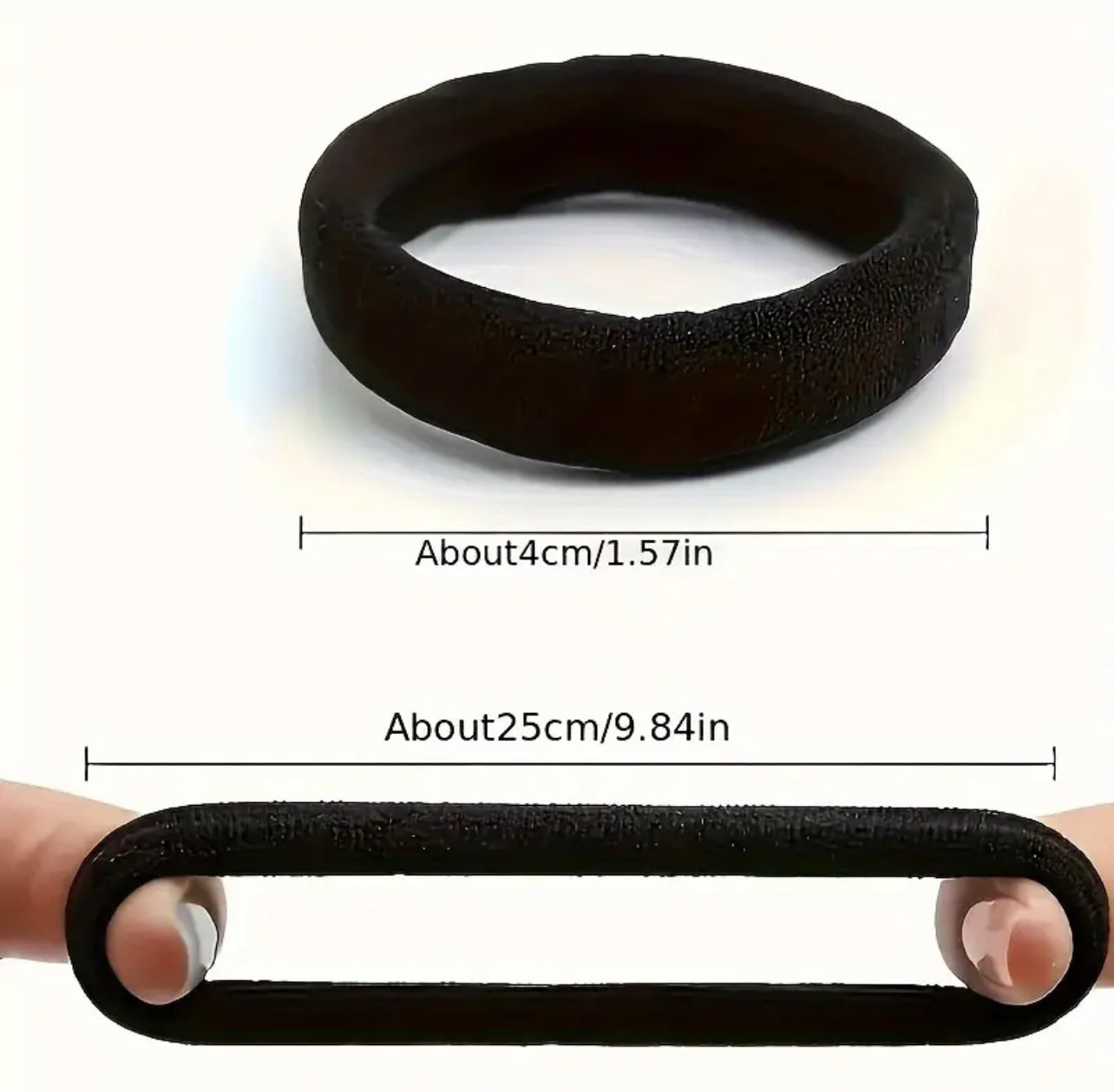 50pcs Hair Tie School Ponytail Holder