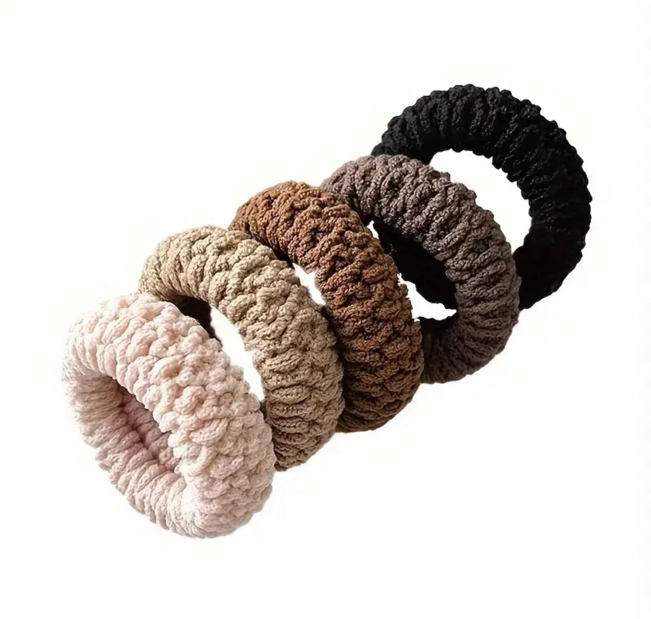 Thick Hair Tie Elastic Stretchy Headband 5pcs