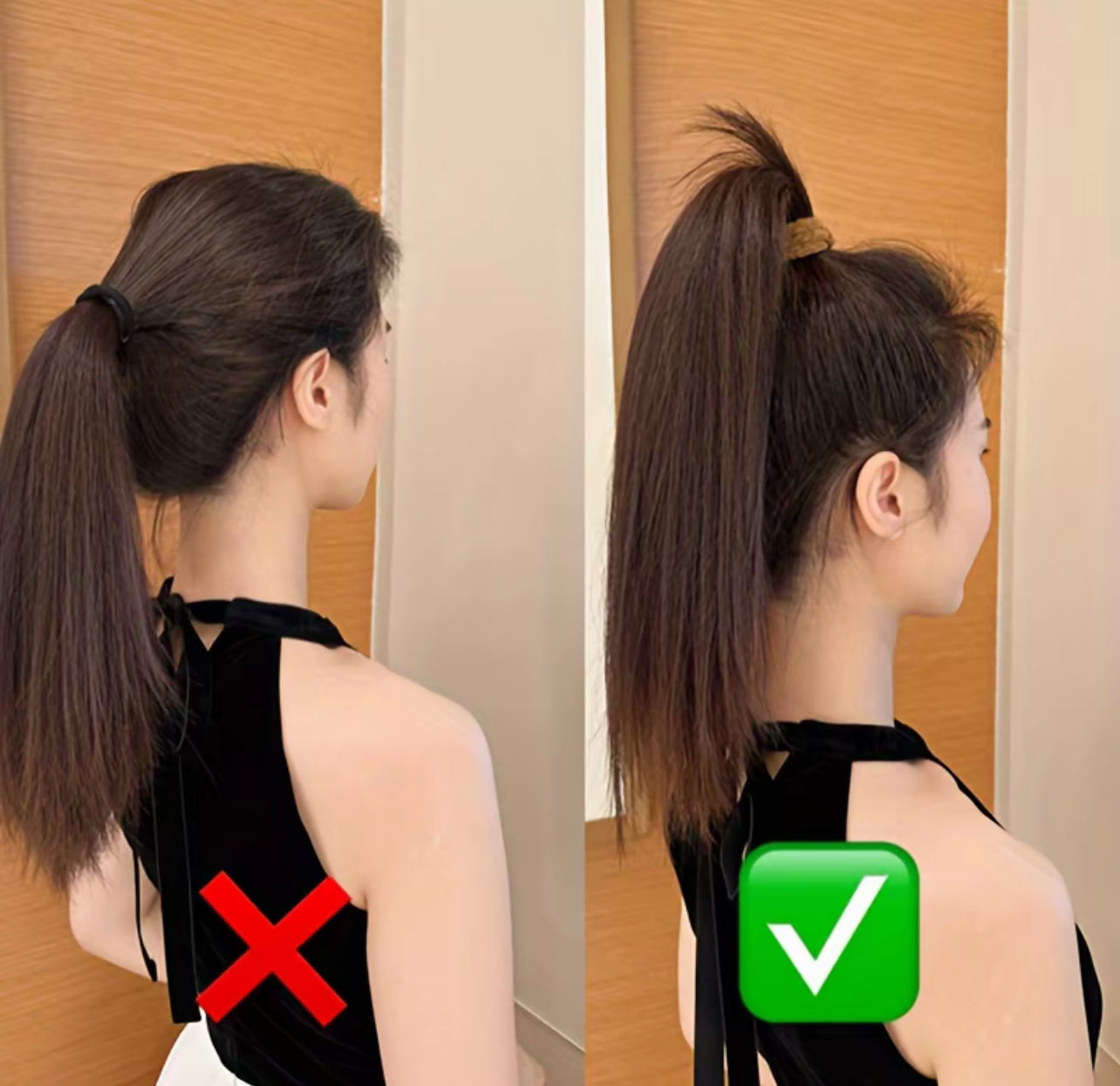 Thick Hair Tie Elastic Stretchy Headband 5pcs