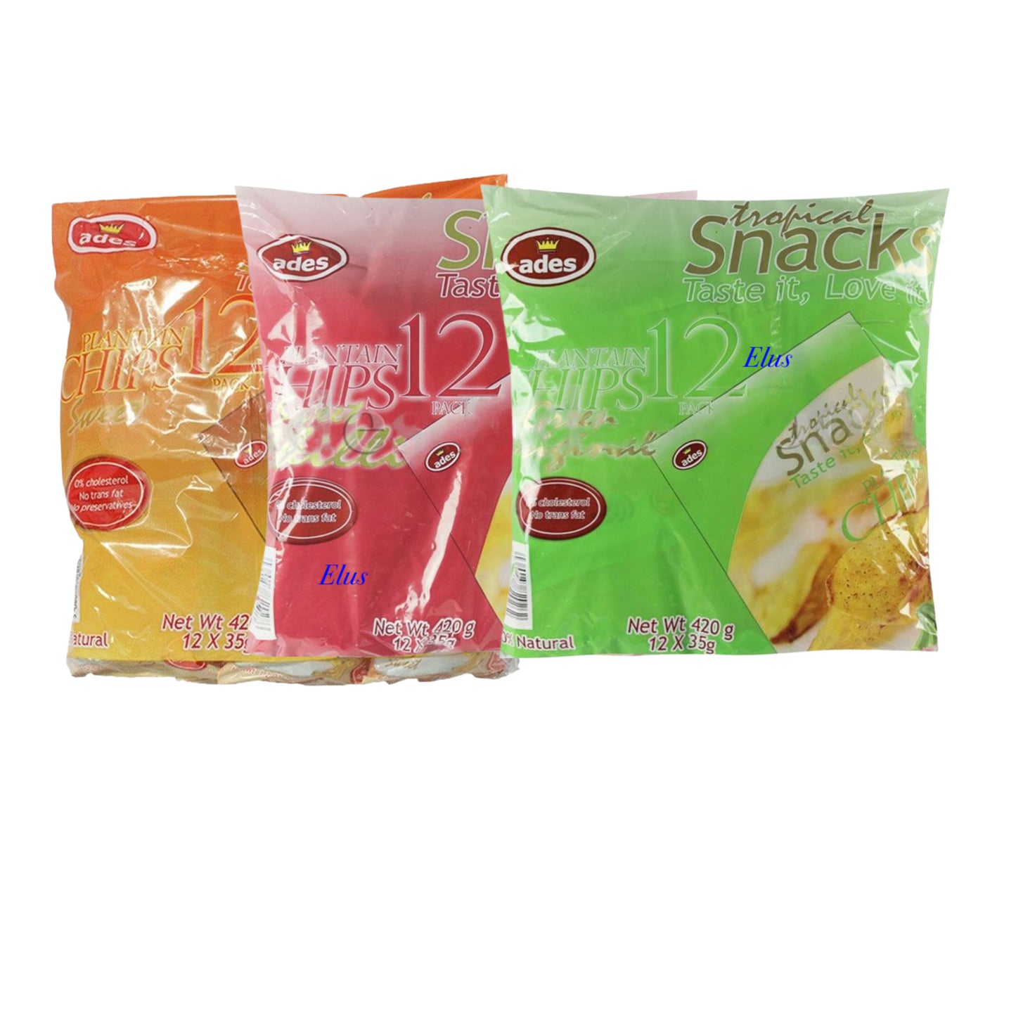 Ades Plantain Chips 35x12pcs