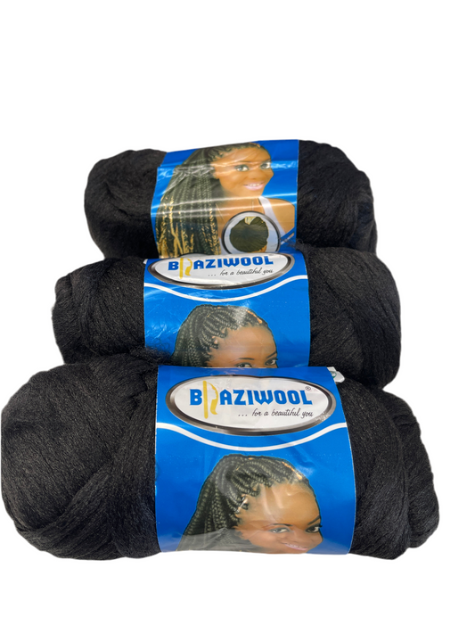 Braziwool For Faux Locks, Braids,Twists Brazil Wool Yarn