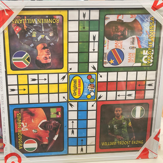 AfricanPlastic Ludo Board Game With 2dice & 16counter